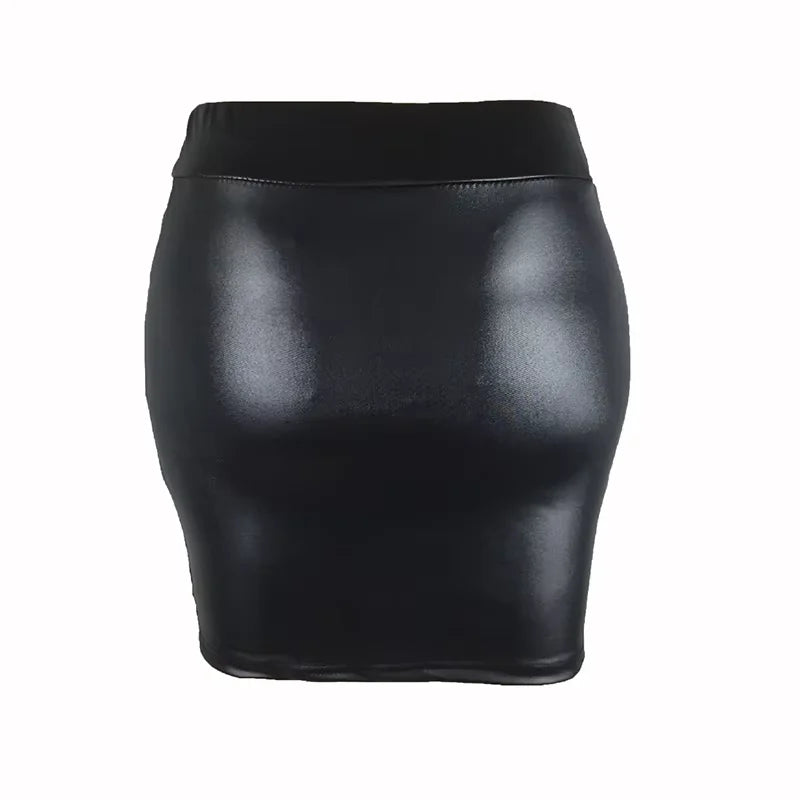 Minissaia de mulher de cintura subida e corte justo – estilo vintage